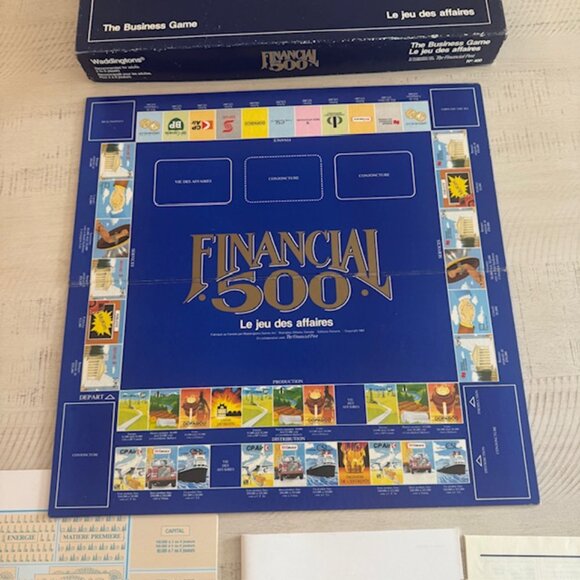 Vintage 1981 Waddingtons Financial 500 (French/English) - Picture 4 of 12
